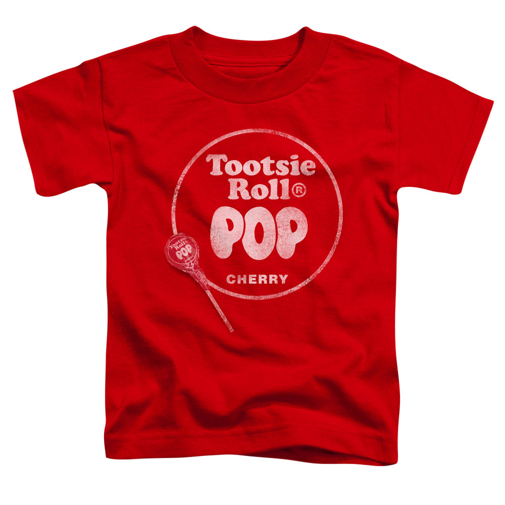 Tootsie Roll Tootsie Roll Pop Logo Toddler Kids Youth T Shirt Red