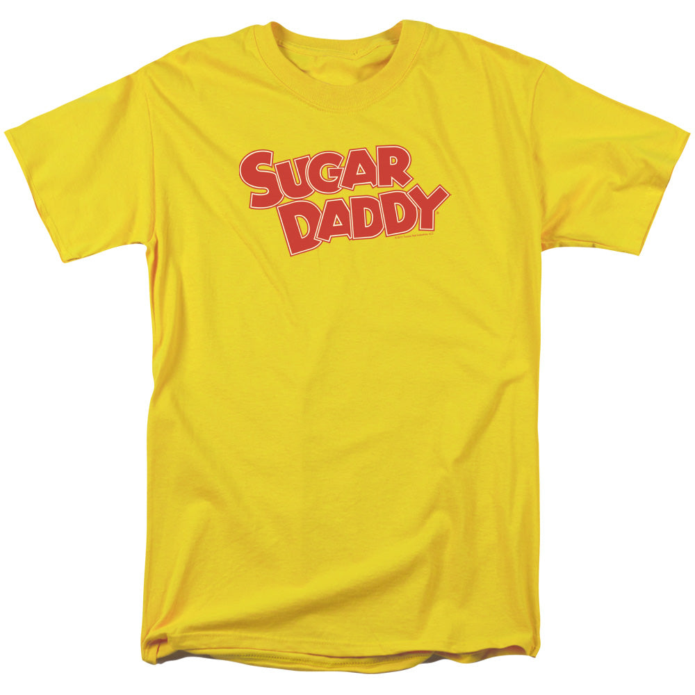 Tootsie Roll Sugar Daddy Mens T Shirt Yellow