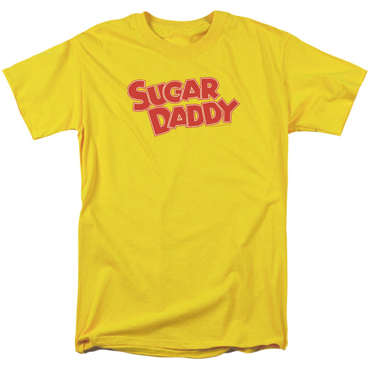 Tootsie Roll Sugar Daddy Mens T Shirt Yellow