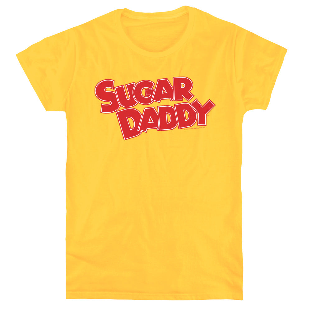 Tootsie Roll Sugar Daddy Womens T Shirt Yellow