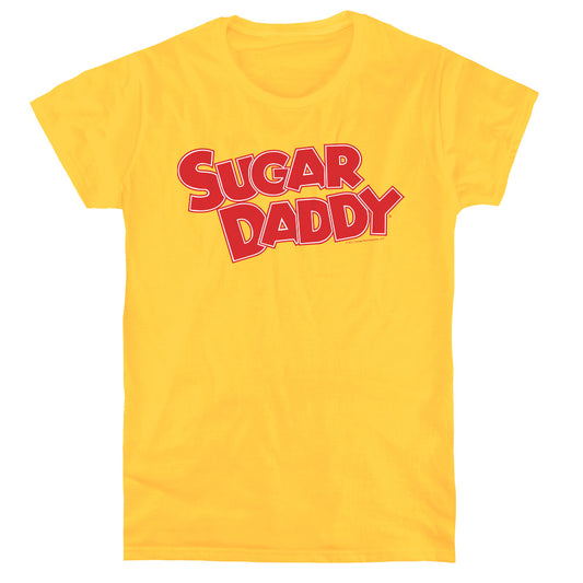 Tootsie Roll Sugar Daddy Womens T Shirt Yellow