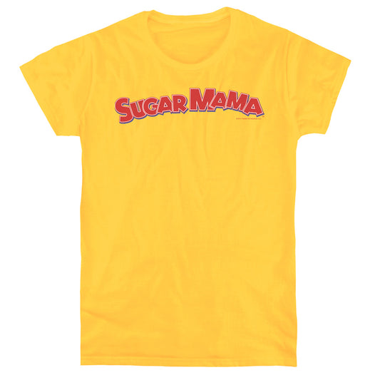 Tootsie Roll Sugar Mama Womens T Shirt Yellow