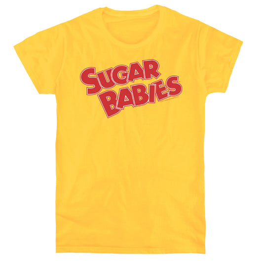 Tootsie Roll Sugar Babies Womens T Shirt Yellow