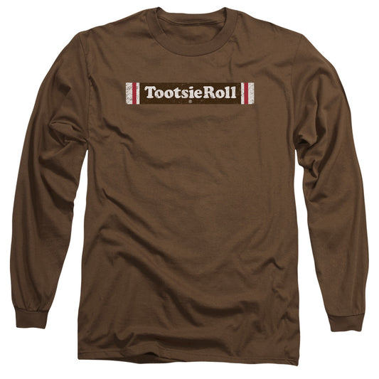 Tootsie Roll Tootsie Roll Logomens Long Sleeve Shirt Coffee