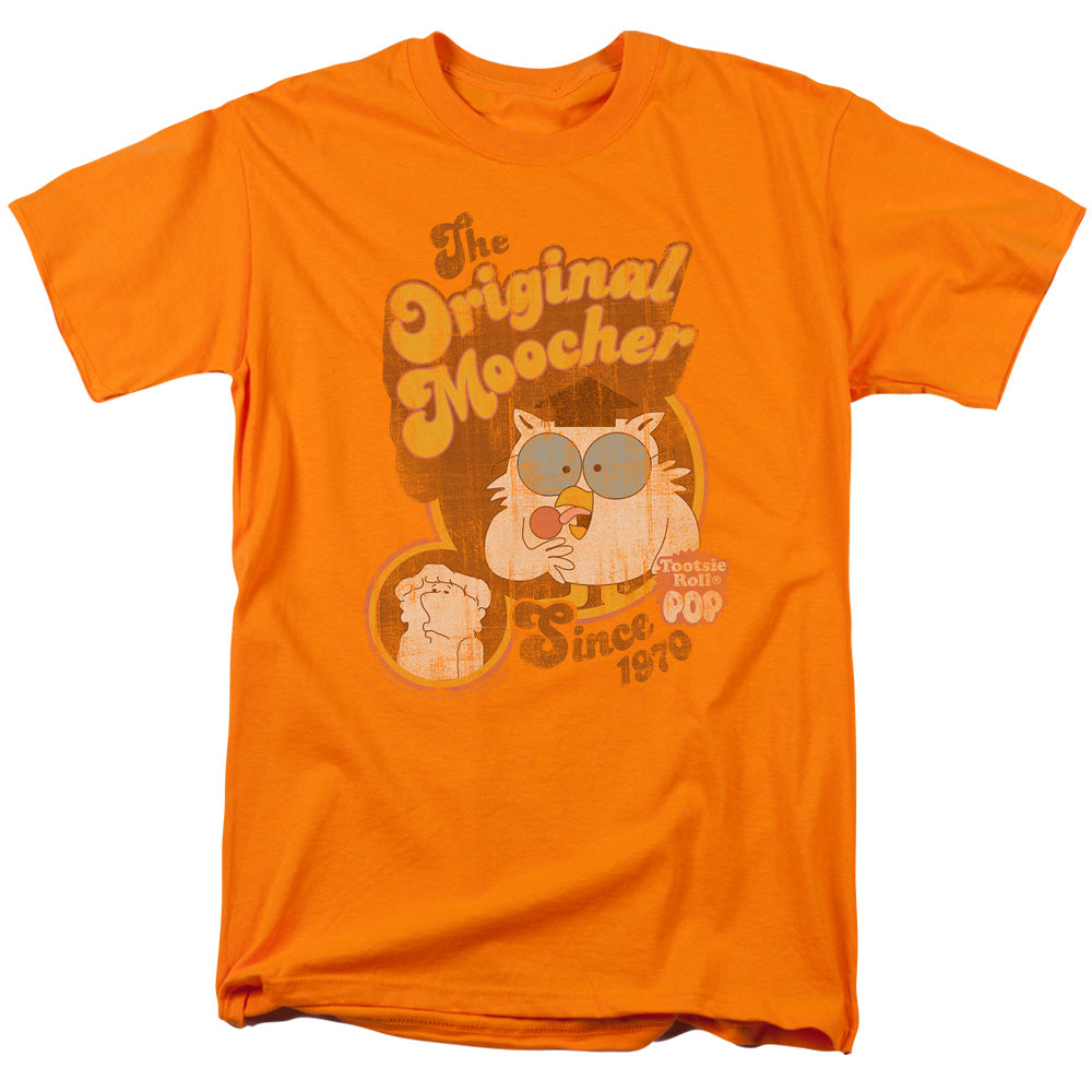 Tootsie Roll Original Moocher Mens T Shirt Orange