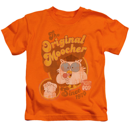 Tootsie Roll Original Moocher Juvenile Kids Youth T Shirt Orange