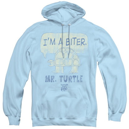 Tootsie Roll Im A Biter Mens Hoodie Light Blue