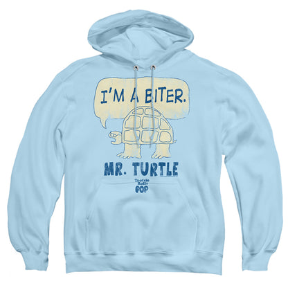 Tootsie Roll Im A Biter Mens Hoodie Light Blue