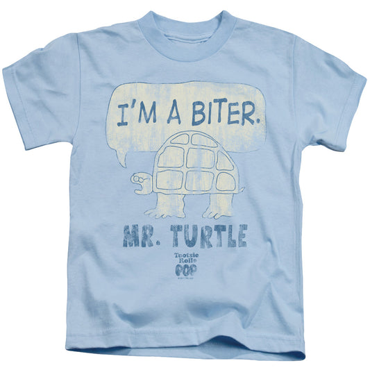 Tootsie Roll Im A Biter Juvenile Kids Youth T Shirt Light Blue