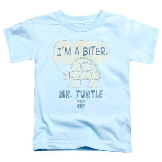 Tootsie Roll Im A Biter Toddler Kids Youth T Shirt Light Blue