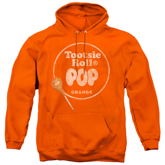 Tootsie Roll Pop Logo Mens Hoodie Orange