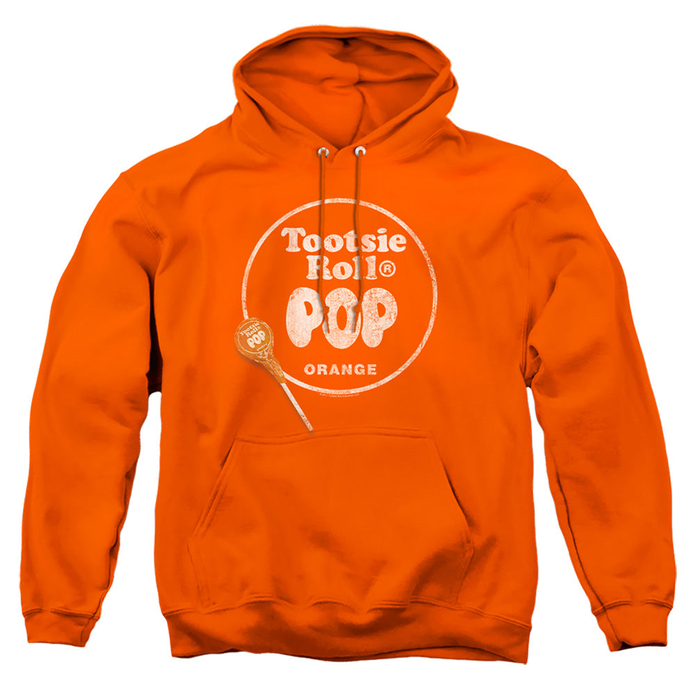 Tootsie Roll Pop Logo Mens Hoodie Orange