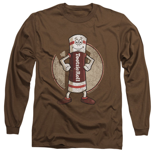 Tootsie Roll Tootsie Manmens Long Sleeve Shirt Coffee