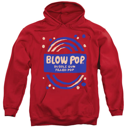 Tootsie Roll Blow Pop Rough Mens Hoodie Red