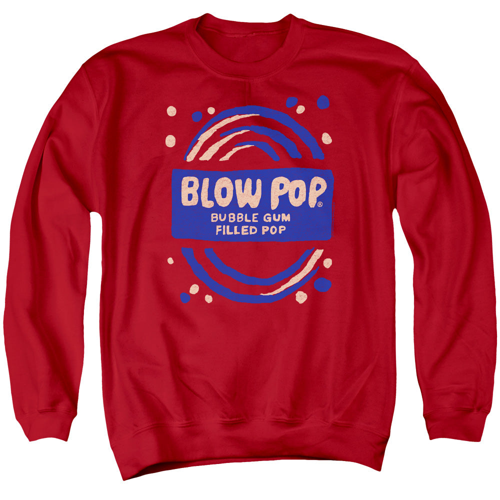 Tootsie Roll Blow Pop Rough Mens Crewneck Sweatshirt Red