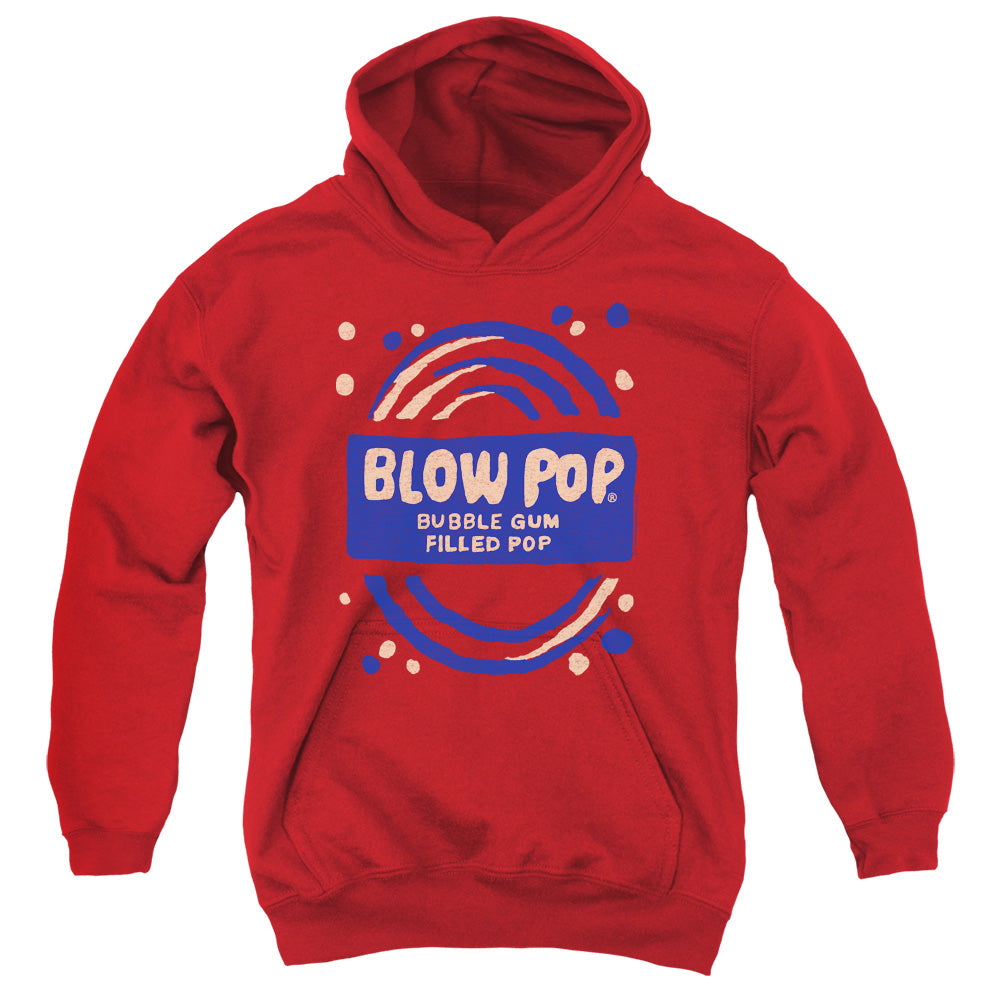 Tootsie Roll Blow Pop Rough Kids Youth Hoodie Red