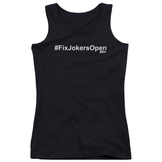 Impractical Jokers Fixjokersopen Womens Tank Top Shirt Black