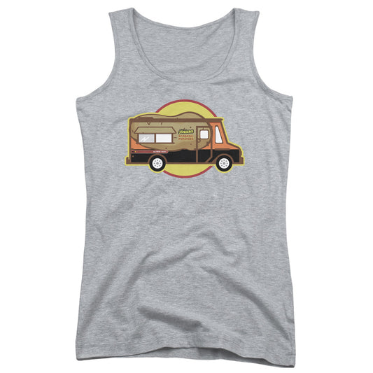 Impractical Jokers Scoopski Potatoes Truck Womens Tank Top Shirt Athletic Heather