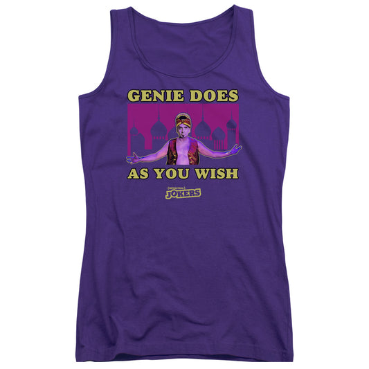 Impractical Jokers Joe The Genie Womens Tank Top Shirt Purple