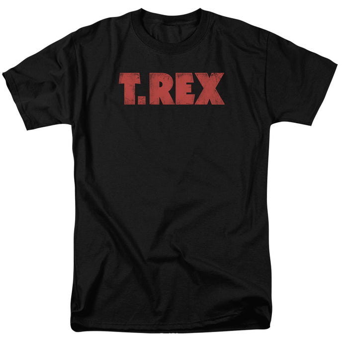T Rex Logo Mens T Shirt Black