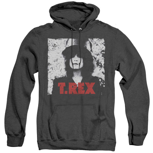 T Rex The Slider Heather Mens Hoodie Black