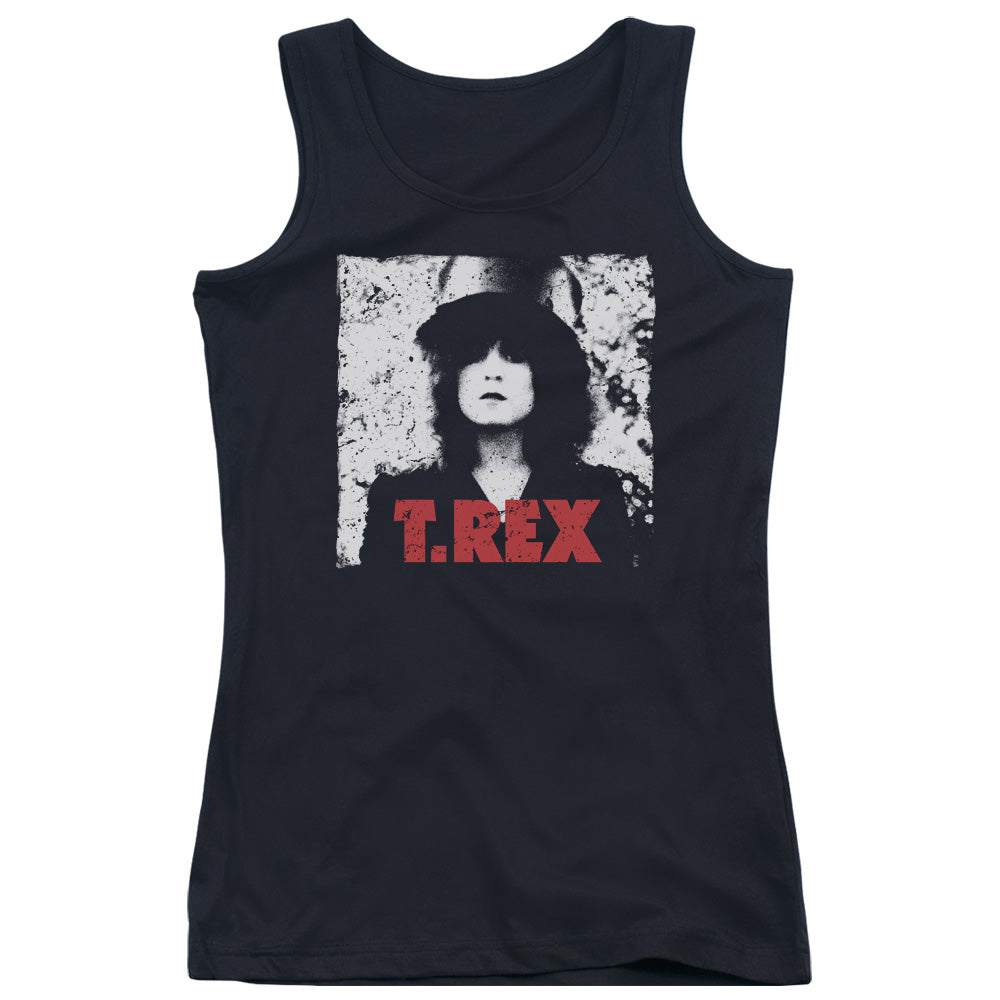 T Rex The Slider Womens Tank Top Shirt Black