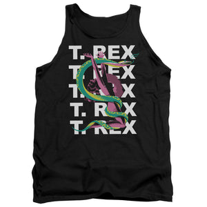 T Rex Snake Mens Tank Top Shirt Black