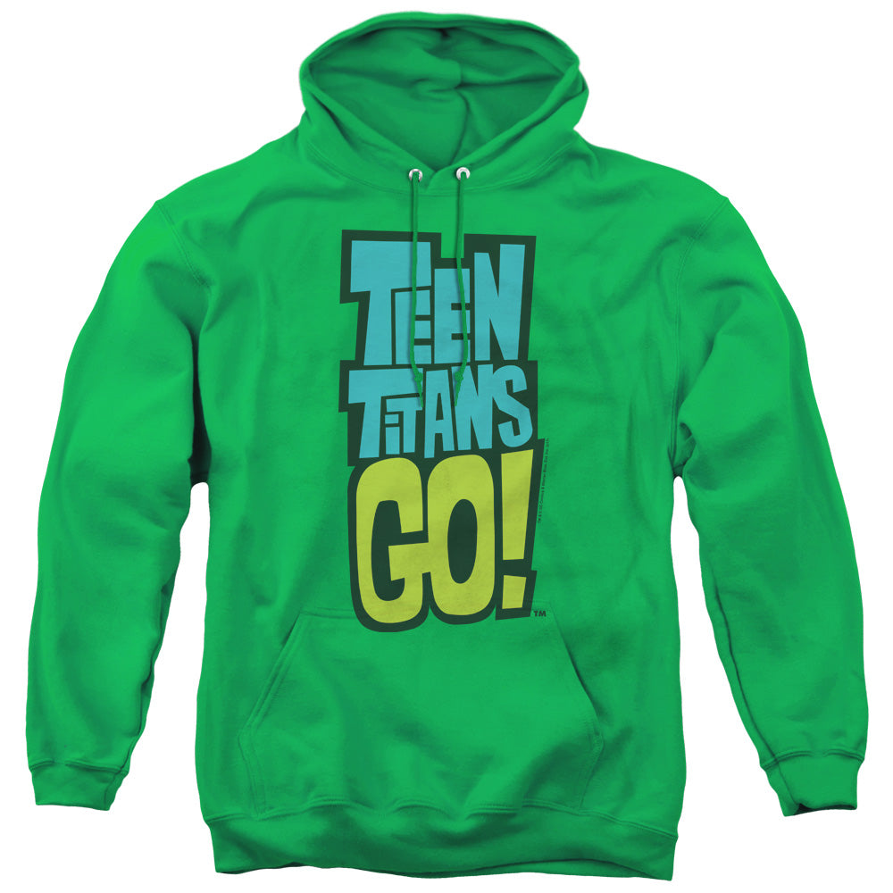 Teen Titans Go Logo Mens Hoodie Kelly Green