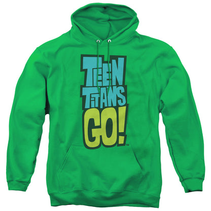 Teen Titans Go Logo Mens Hoodie Kelly Green