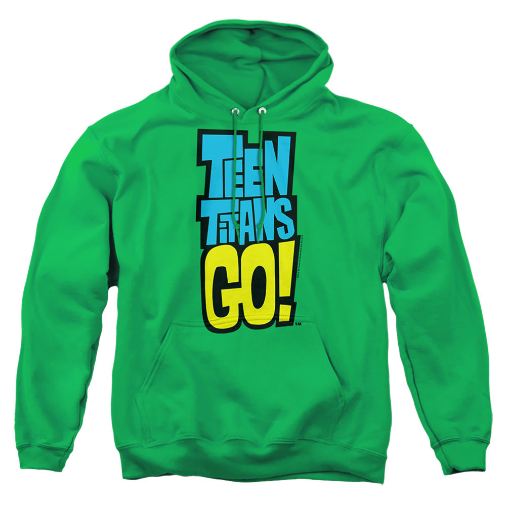 Teen Titans Go Logo Mens Hoodie Kelly Green