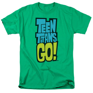 Teen Titans Go Logo Mens T Shirt Kelly Green