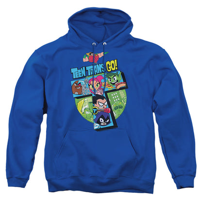 Teen Titans Go T Mens Hoodie Royal Blue