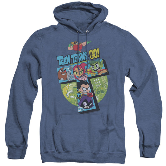 Teen Titans Go T Heather Mens Hoodie Royal Blue