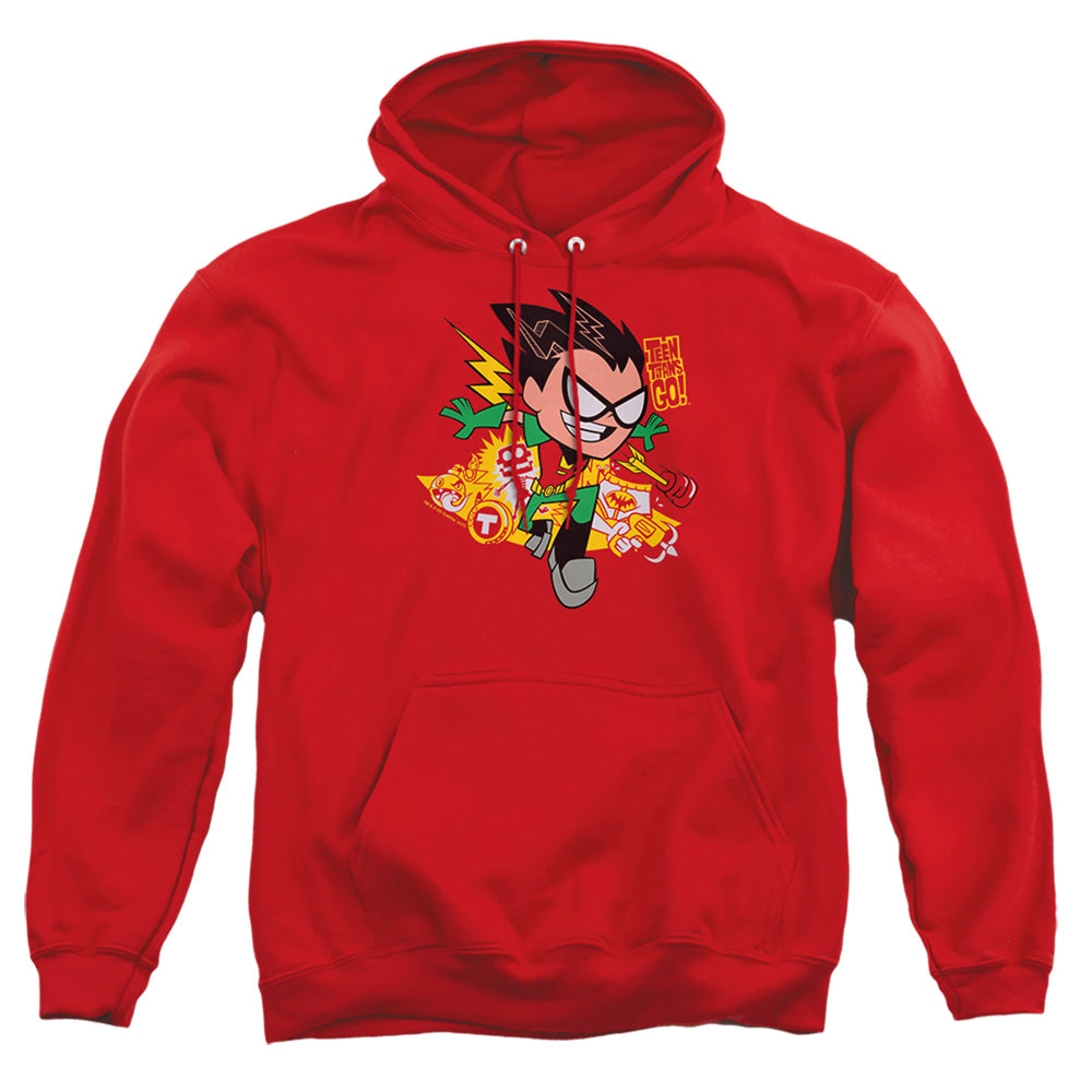 Teen Titans Go Robin Mens Hoodie Red