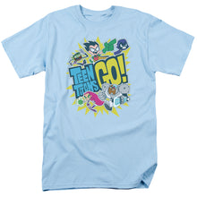 Load image into Gallery viewer, Teen Titans Go Go Mens T Shirt Light Blue