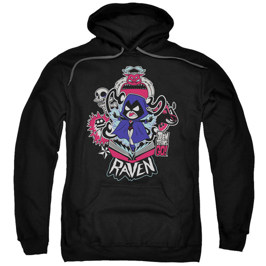 Teen Titans Go Raven Mens Hoodie Black