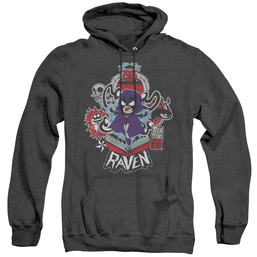 Teen Titans Go Raven Heather Mens Hoodie Black