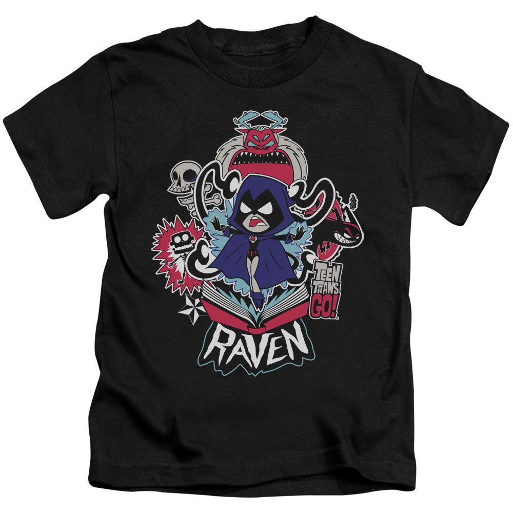 Teen Titans Go Raven Juvenile Kids Youth T Shirt Black