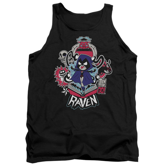 Teen Titans Go Raven Mens Tank Top Shirt Black