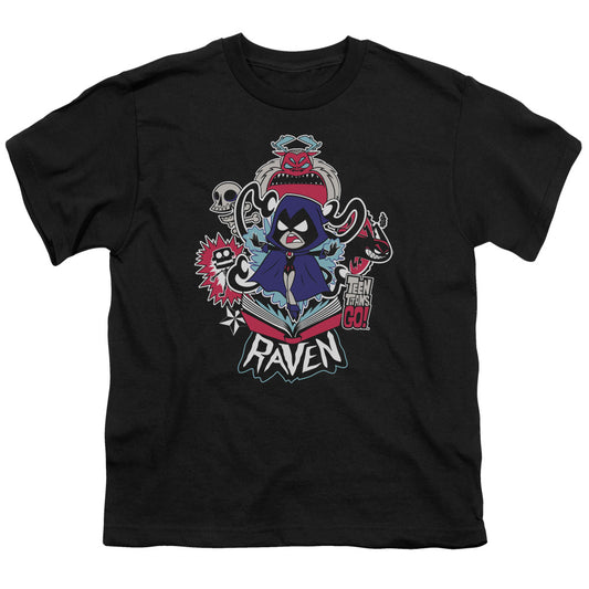 Teen Titans Go Raven Kids Youth T Shirt Black