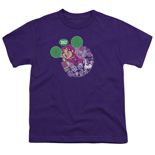 Teen Titans Go Yay Kids Youth T Shirt Purple