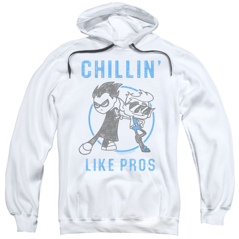 Teen Titans Go Like Pros Mens Hoodie White