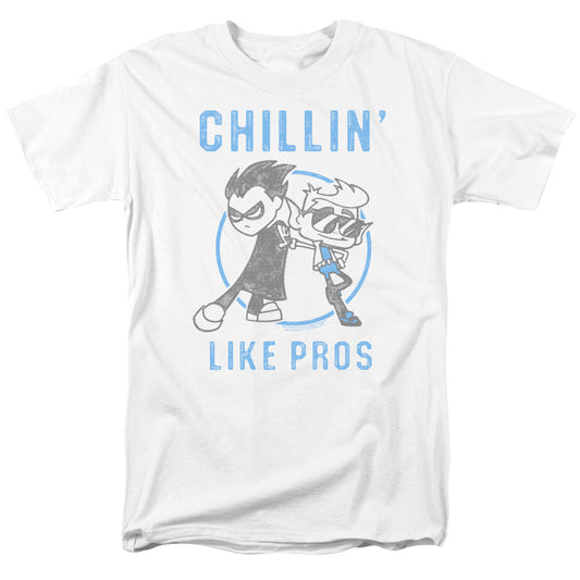 Teen Titans Go Like Pros Mens T Shirt White