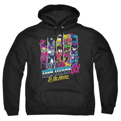 Teen Titans Go To The Movies To The Movies Mens Hoodie Black