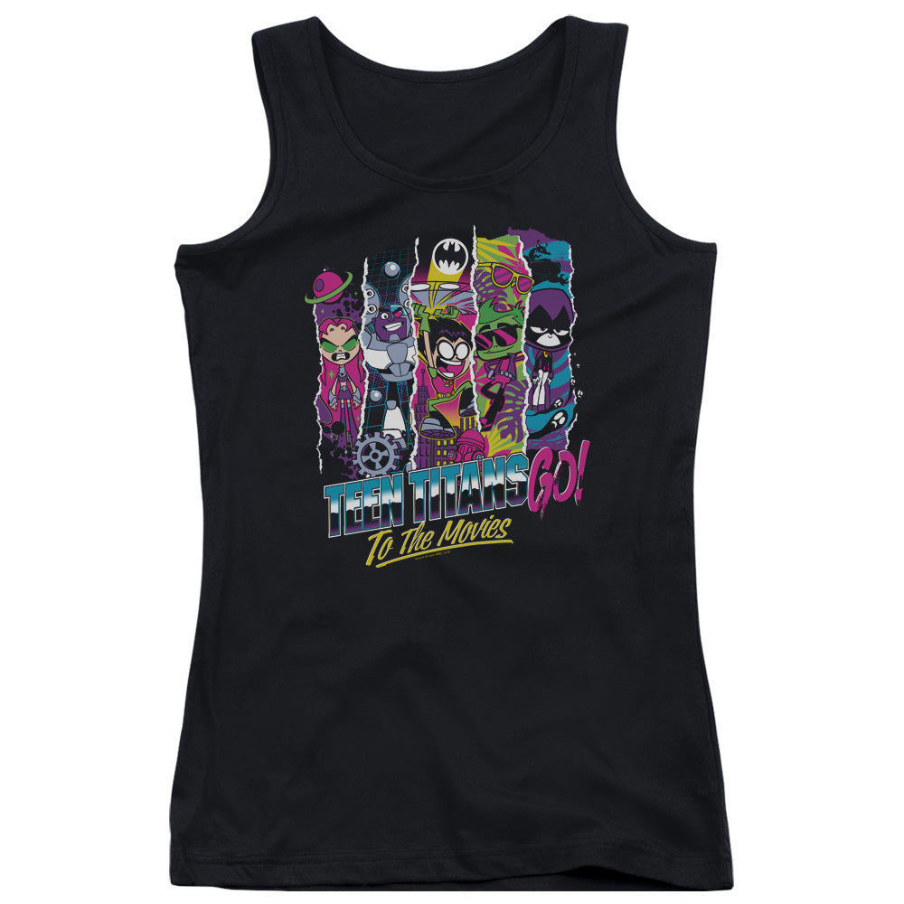 Teen Titans Go To The Movies To The Movies Womens Tank Top Shirt Black