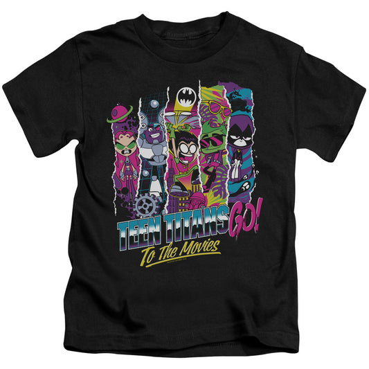 Teen Titans Go To The Movies To The Movies Juvenile Kids Youth T Shirt Black