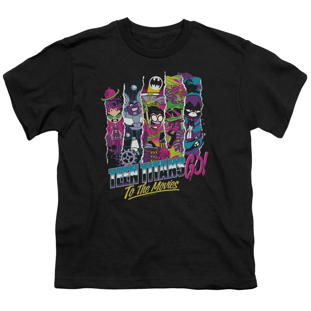 Teen Titans Go To The Movies To The Movies Kids Youth T Shirt Black