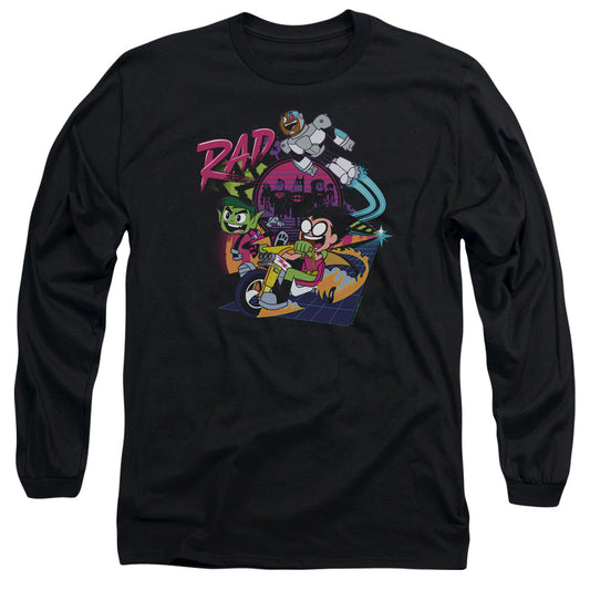 Teen Titans Go To The Movies Rad Mens Long Sleeve Shirt Black