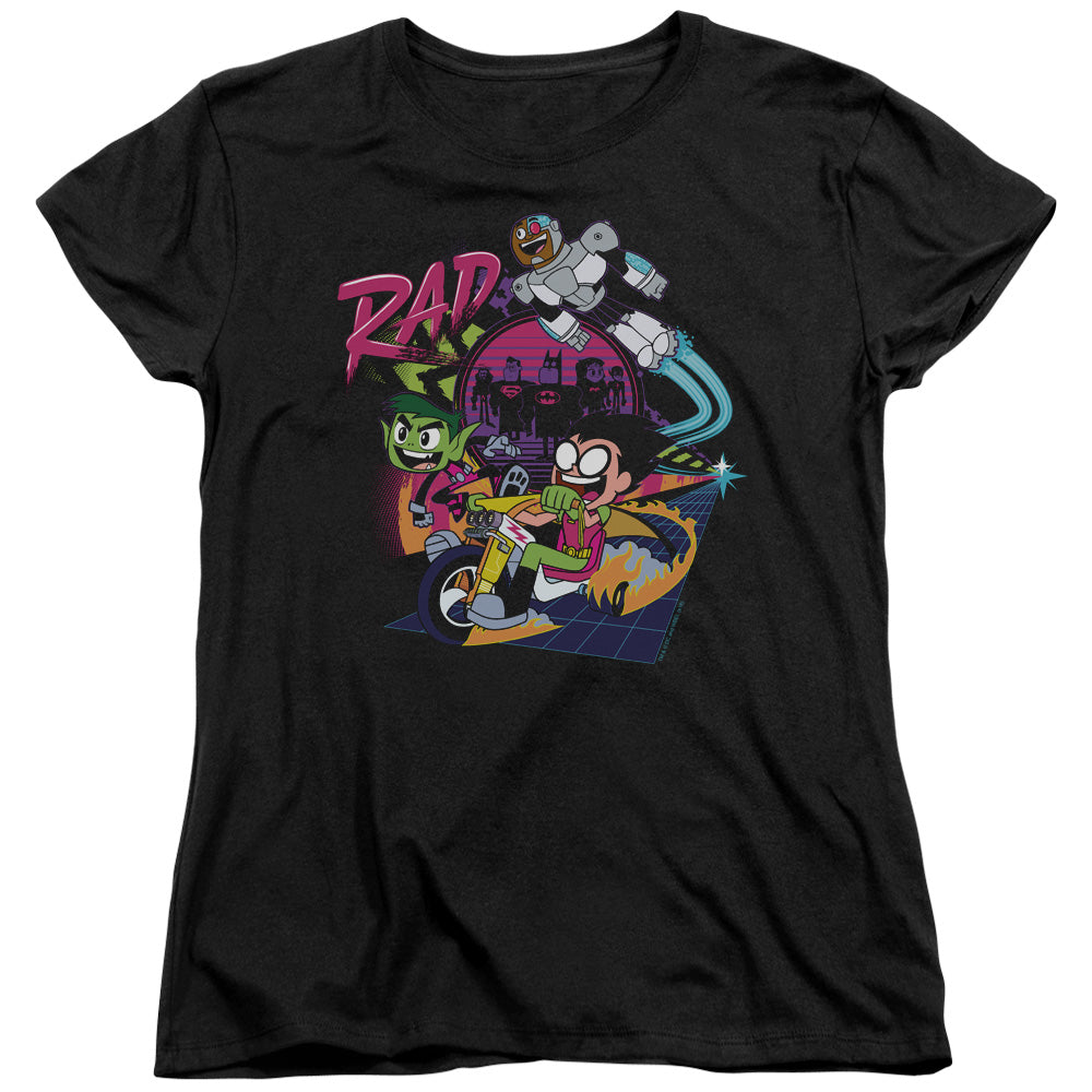 Teen Titans Go To The Movies Rad Womens T Shirt Black