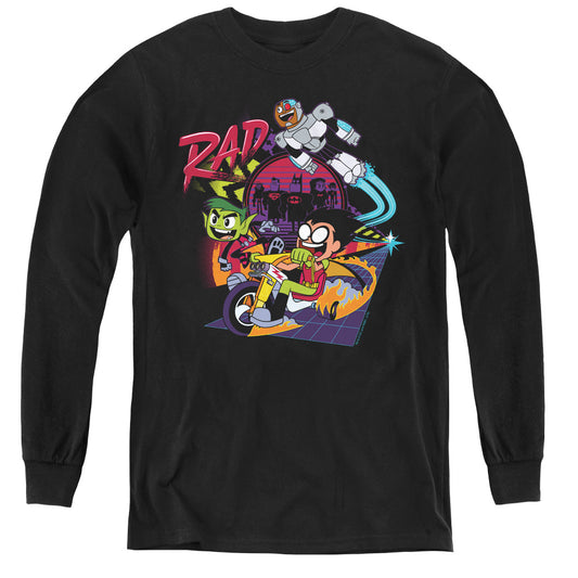 Teen Titans Go To The Movies Rad Long Sleeve Kids Youth T Shirt Black